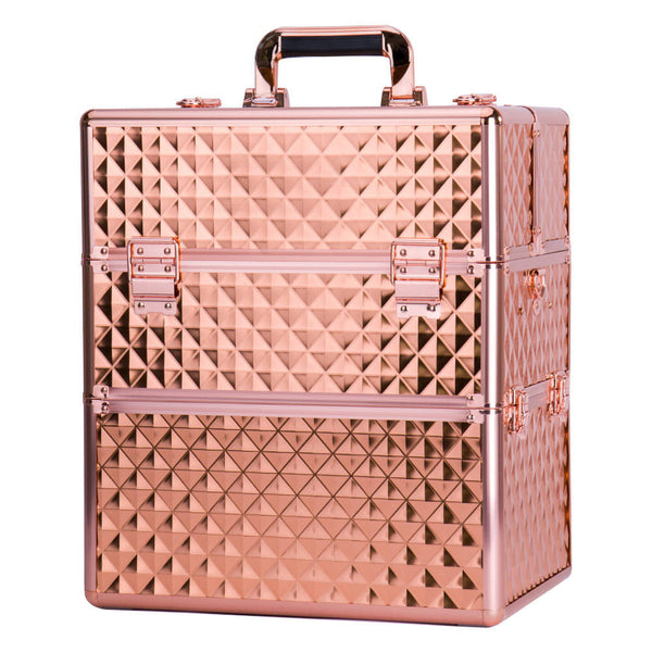 Kozmetički kofer - XXL Diamond 3D Rose Gold