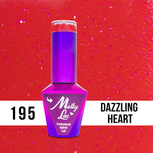 Trajni lak Molly Lac Hearts & Kisses - 195 Dazzling Heart