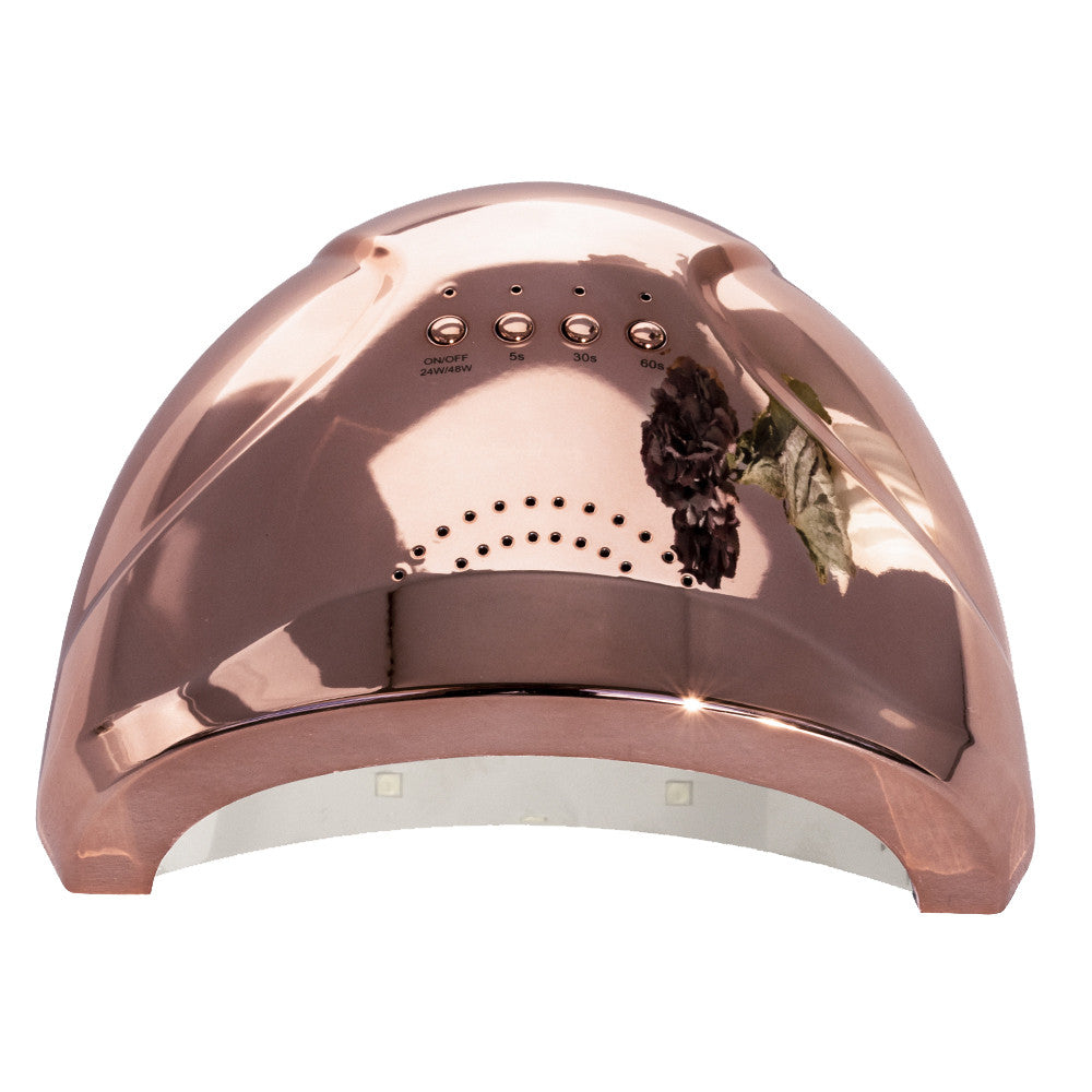 Lampa UV/LED s odvojivom bazom 30 LED, 48W - ROSE GOLD