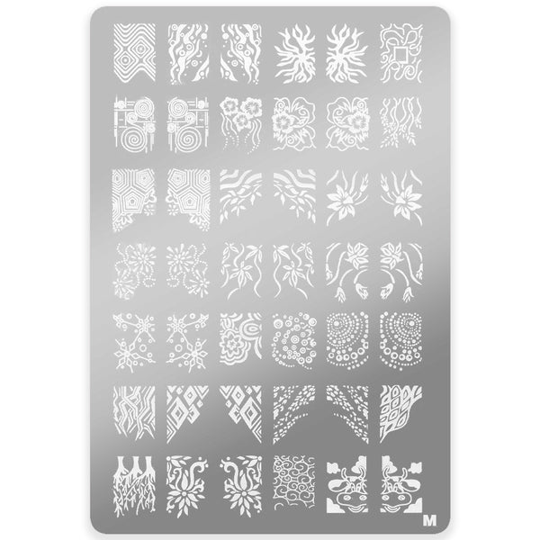 Šablona za nail art velika - M
