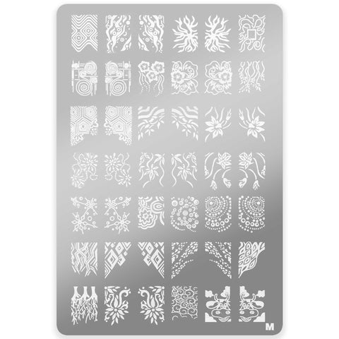 Šablona za nail art velika - M