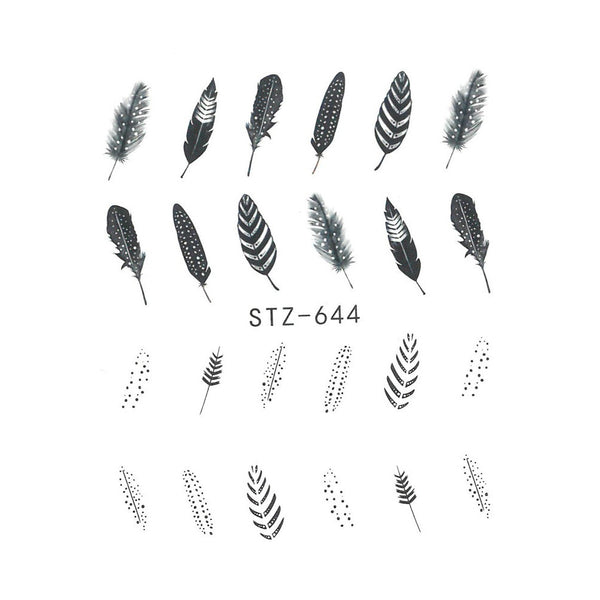 Nail art vodene naljepnice - 644