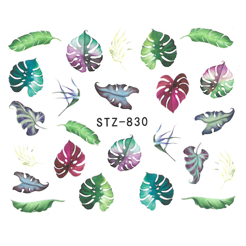 Nail art vodene naljepnice - STZ-830