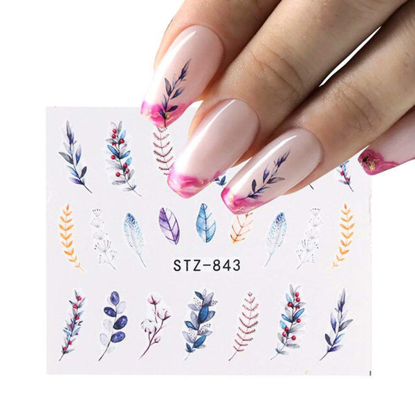 Nail art vodene naljepnice - STZ-843