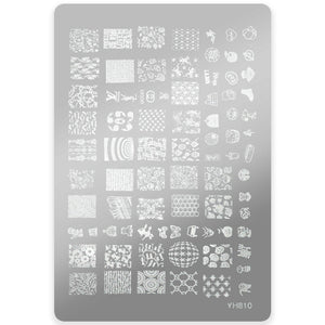 Šablona za nail art velika - YH810